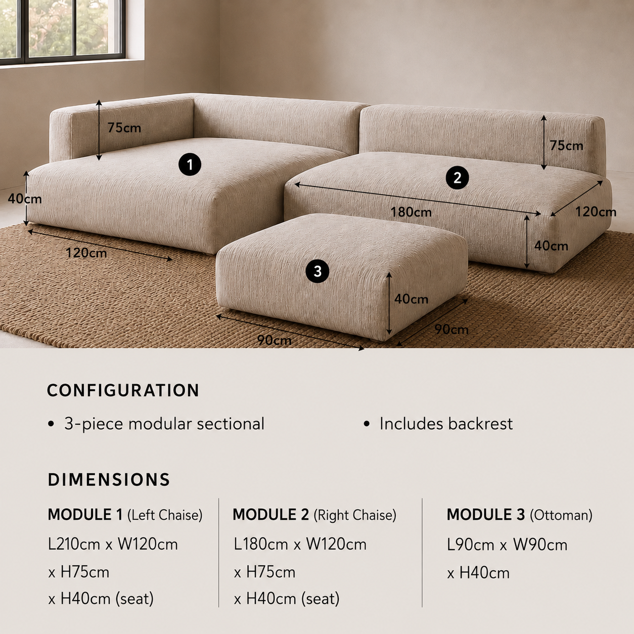 Sanctuary Modular Sofa