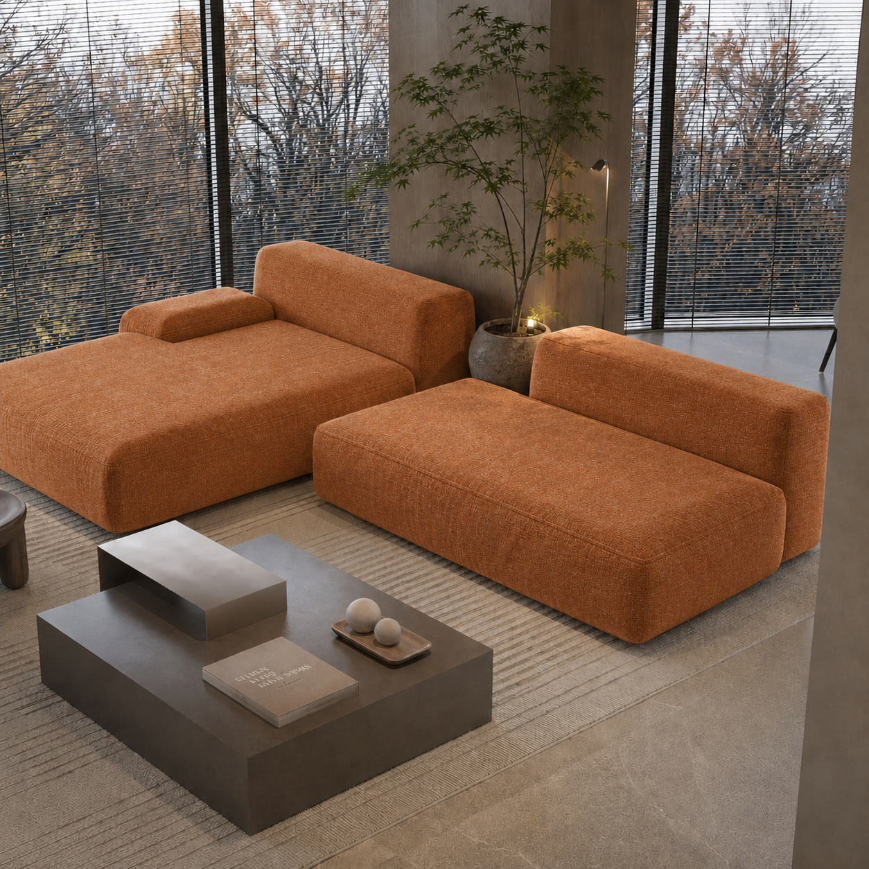Fabric media | Santori Modular Sofa | Sienna