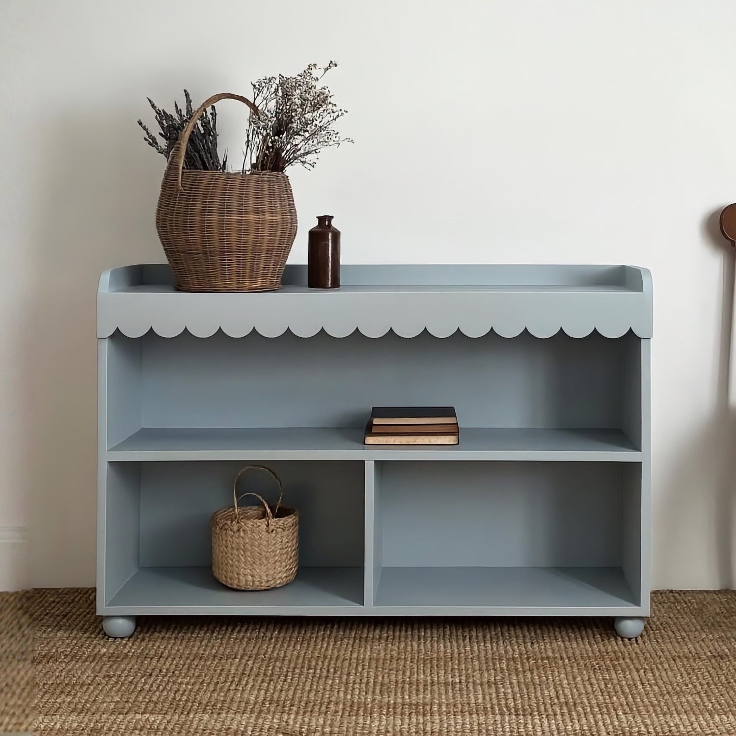 Scalloped Storage Shelf