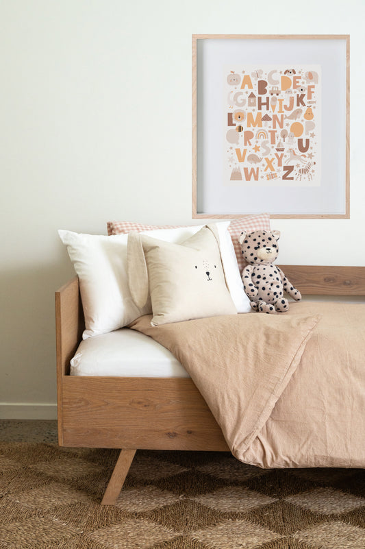 Beige Washed Duvet Cover Set