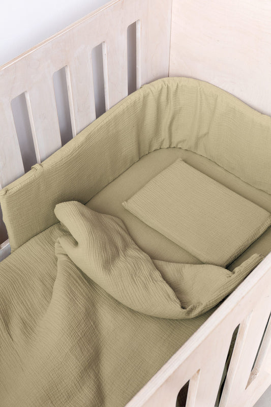 Natural Muslin Cot Duvet