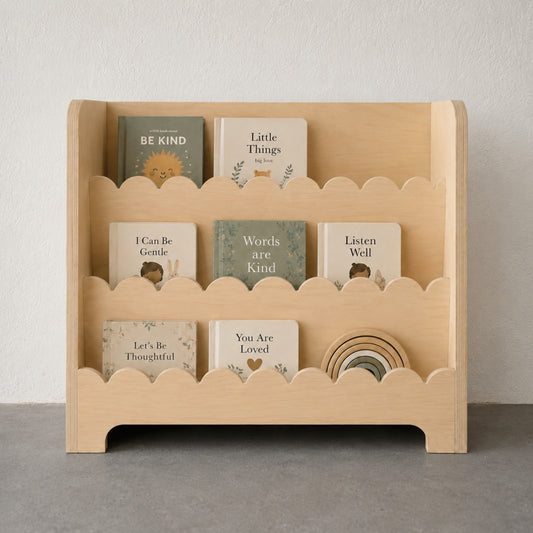 Scalloped Bookshelf