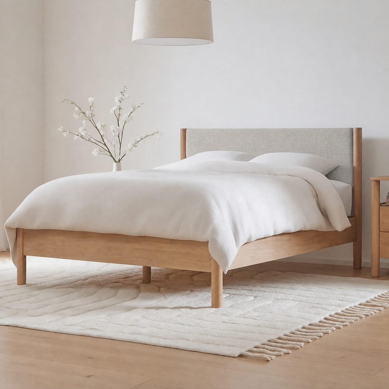 Fabric media | Classic Headboard | Oyster