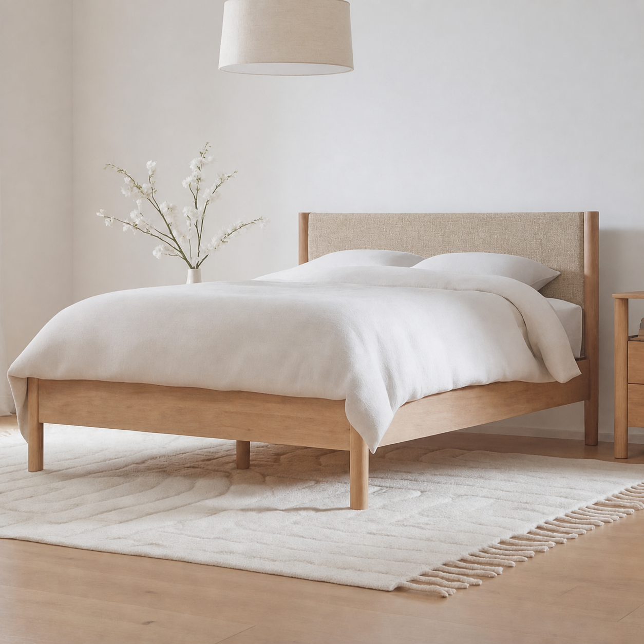Fabric media | Classic Headboard | Seagrass