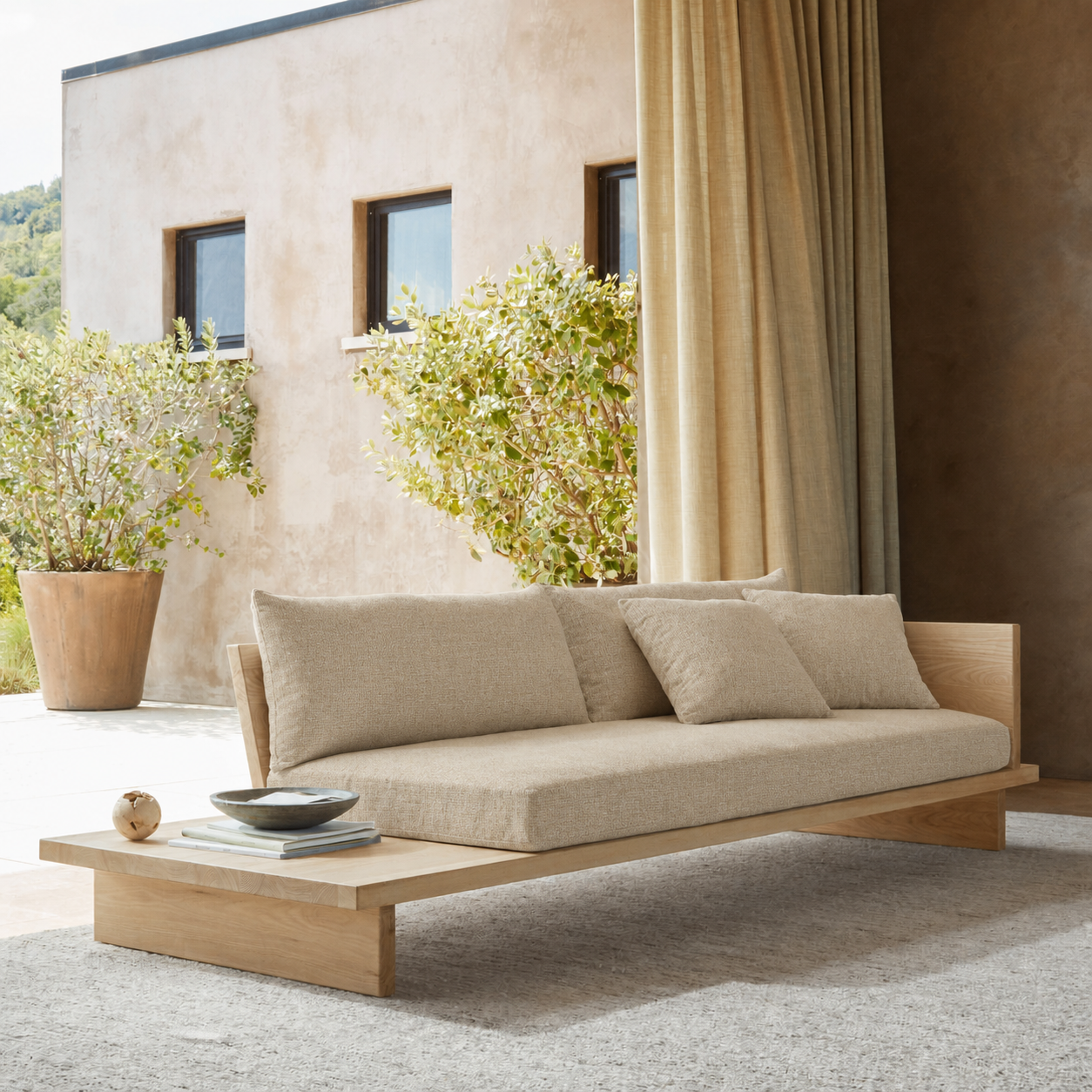 Fabric media | Classic Lounger | Seagrass