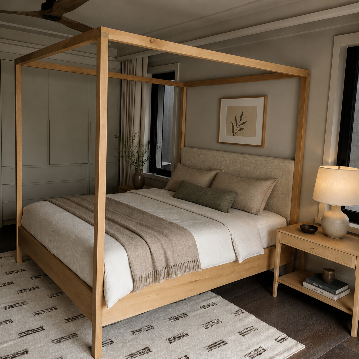 Fabric media | Classic Upholstered Poster | Seagrass