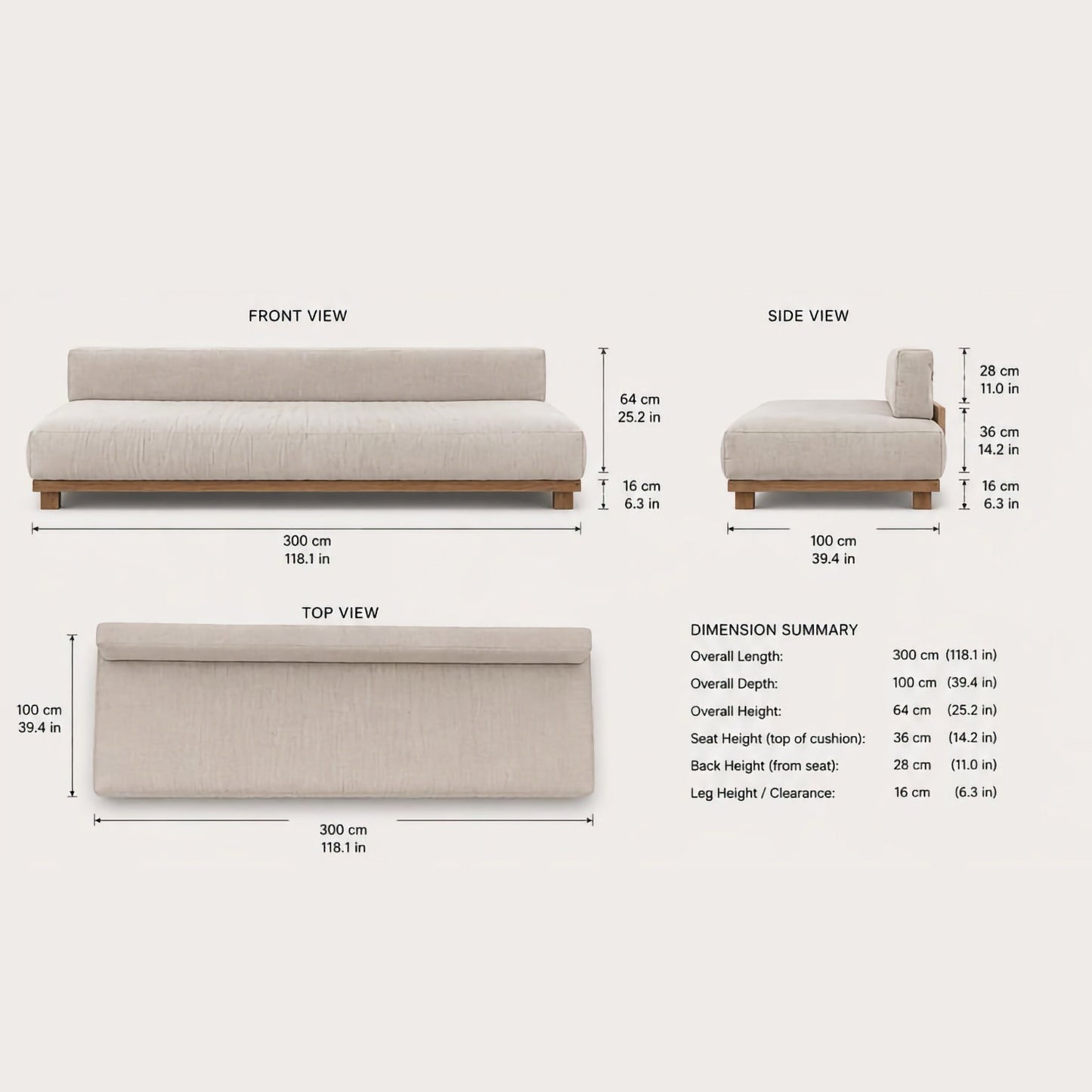 Hinoki Sofa
