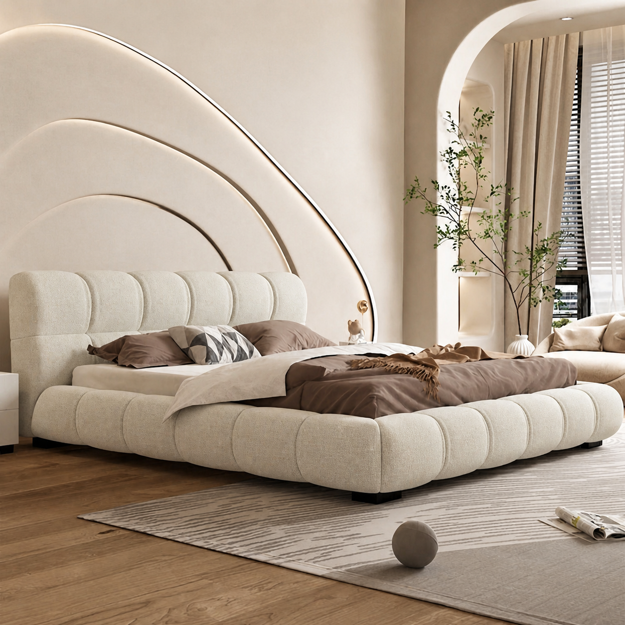 Fabric media | Mallorca | Cream