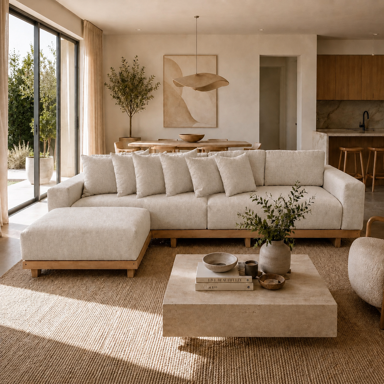 Fabric media | Marbella Sofa | Antique