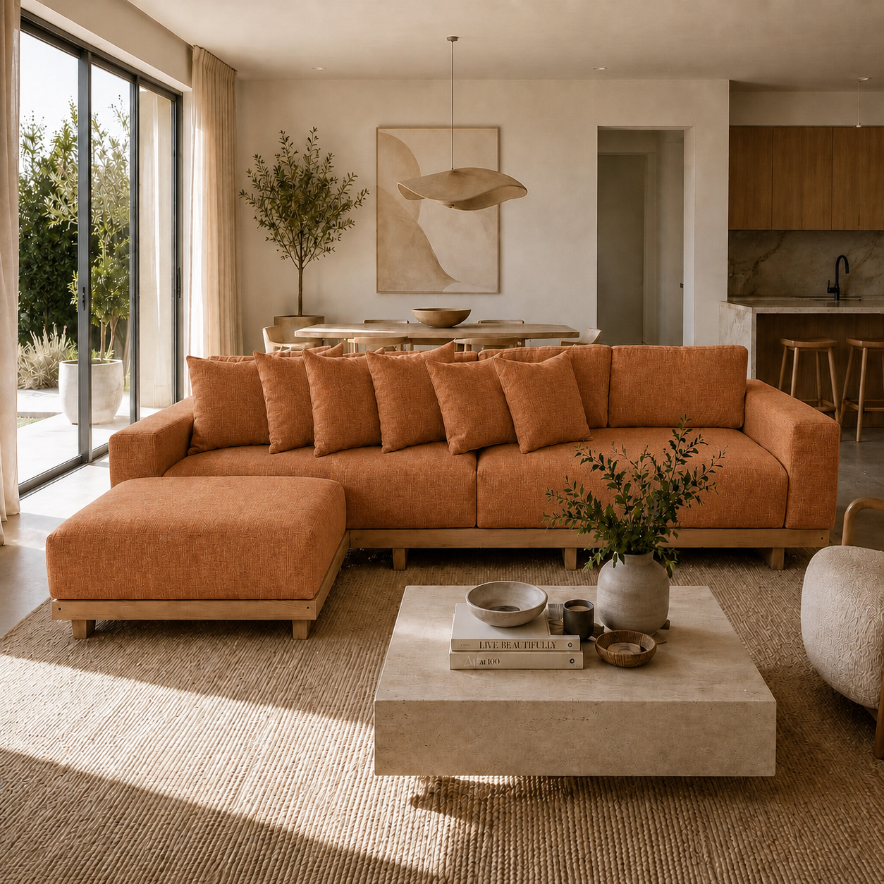 Fabric media | Marbella Sofa | Sienna