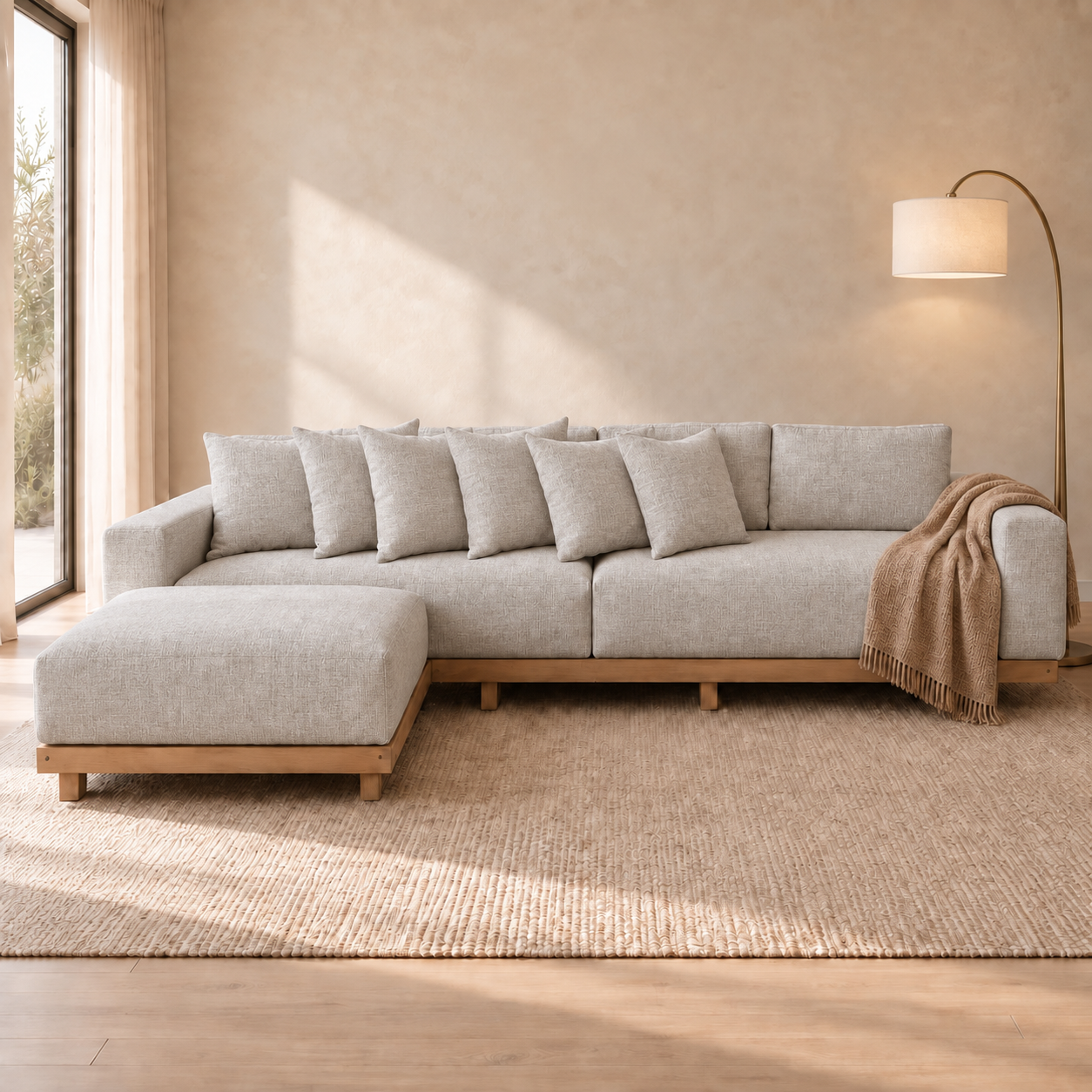 Fabric media | Marbella Sofa | Oyster