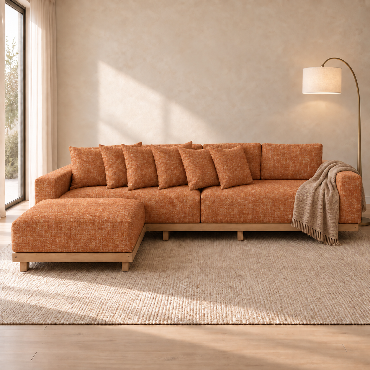 Fabric media | Marbella Sofa | Sienna