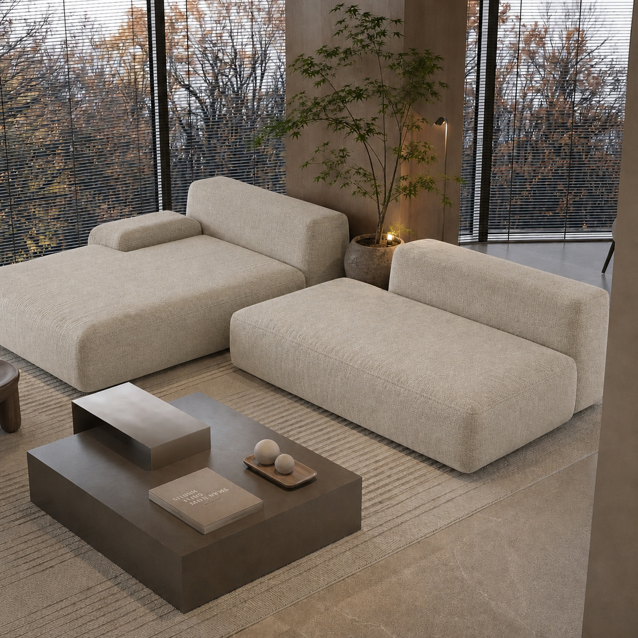 Fabric media | Santori Modular Sofa | Linen