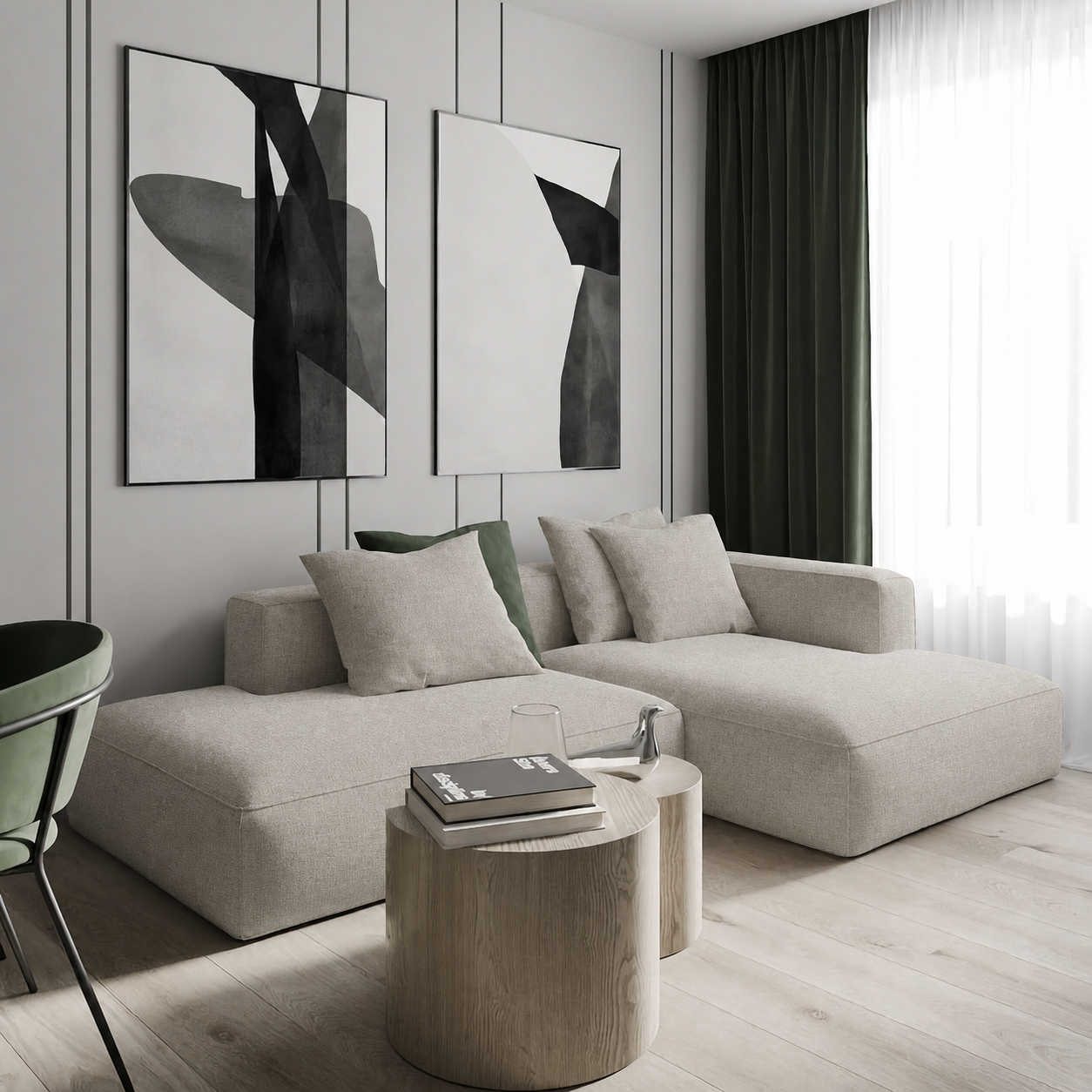 Fabric media | Hampton | Oyster