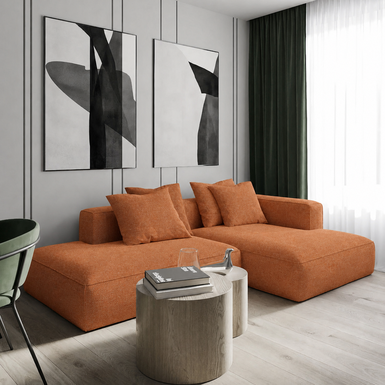 Fabric media | Hampton | Sienna