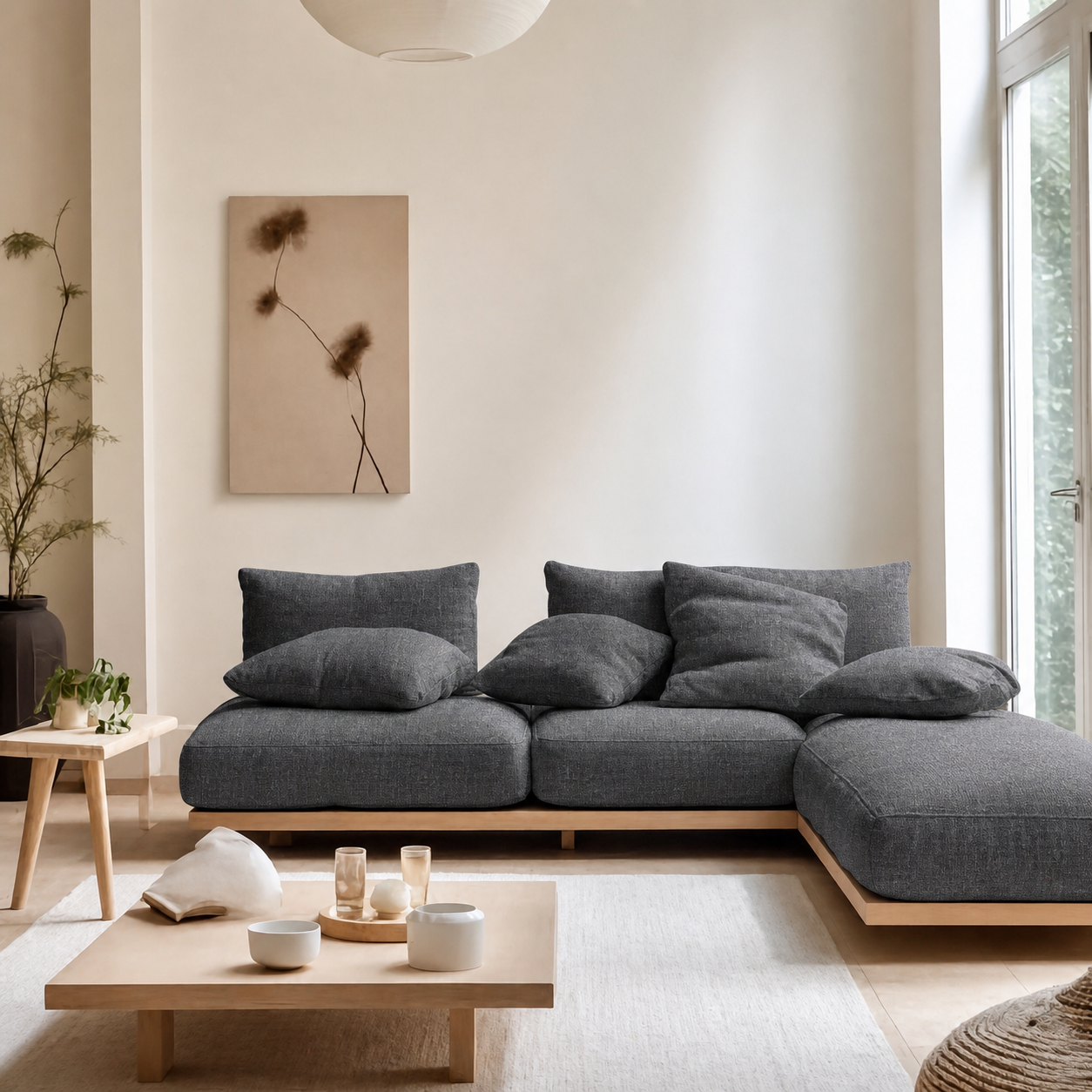 Fabric media | Slouch | Charcoal