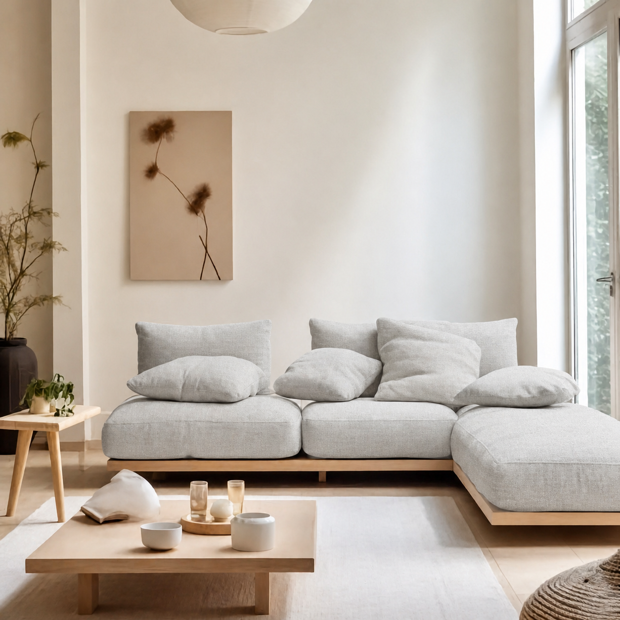 Fabric media | Slouch | Limestone