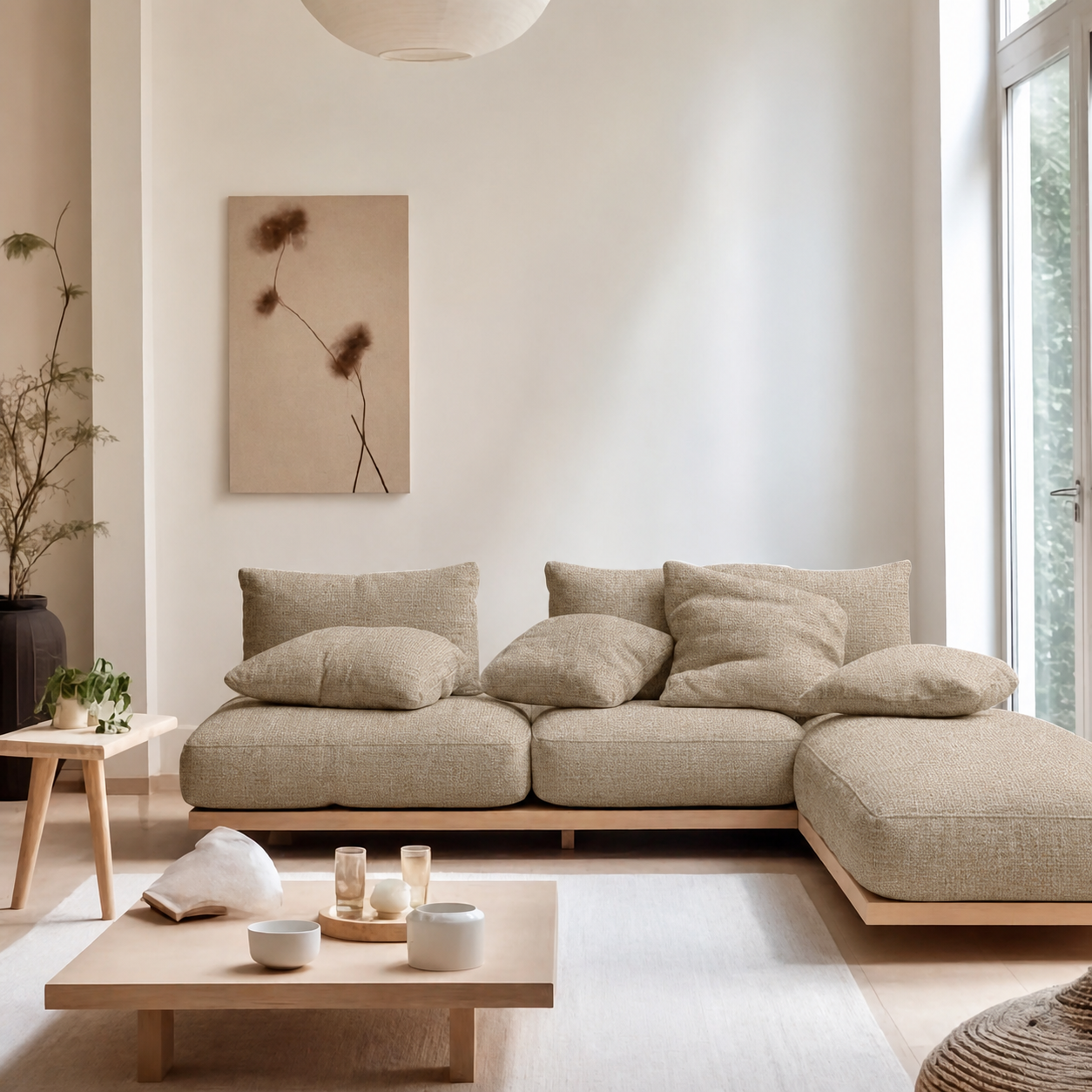 Fabric media | Slouch | Seagrass