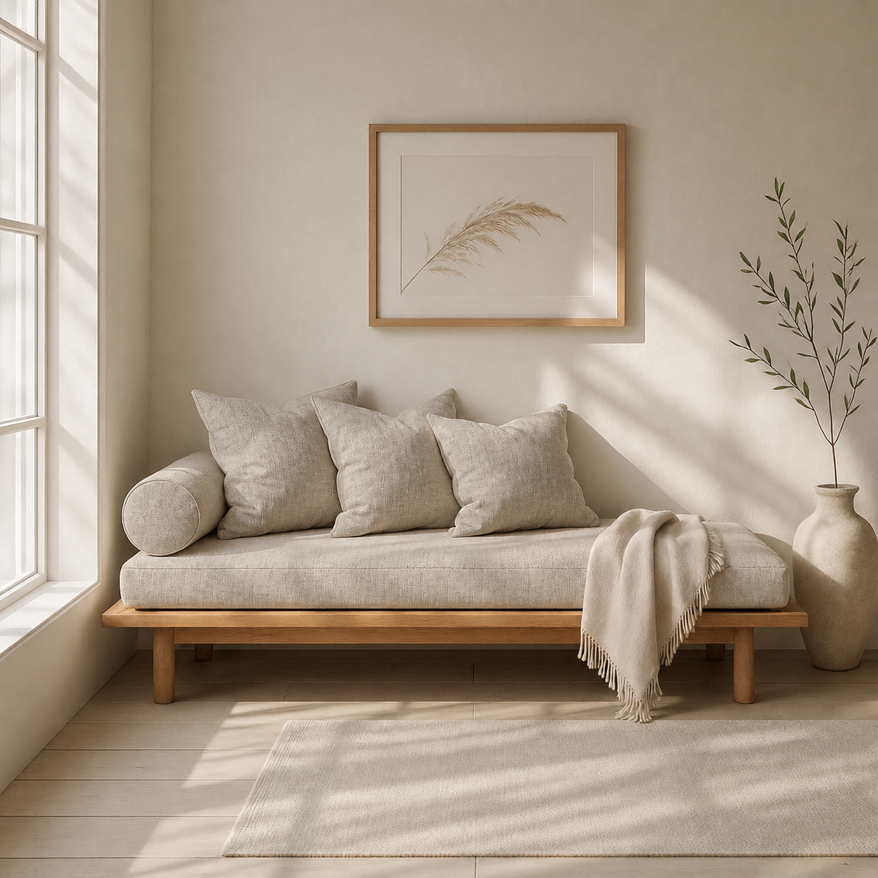 Fabric media | Solace Daybed | Linen