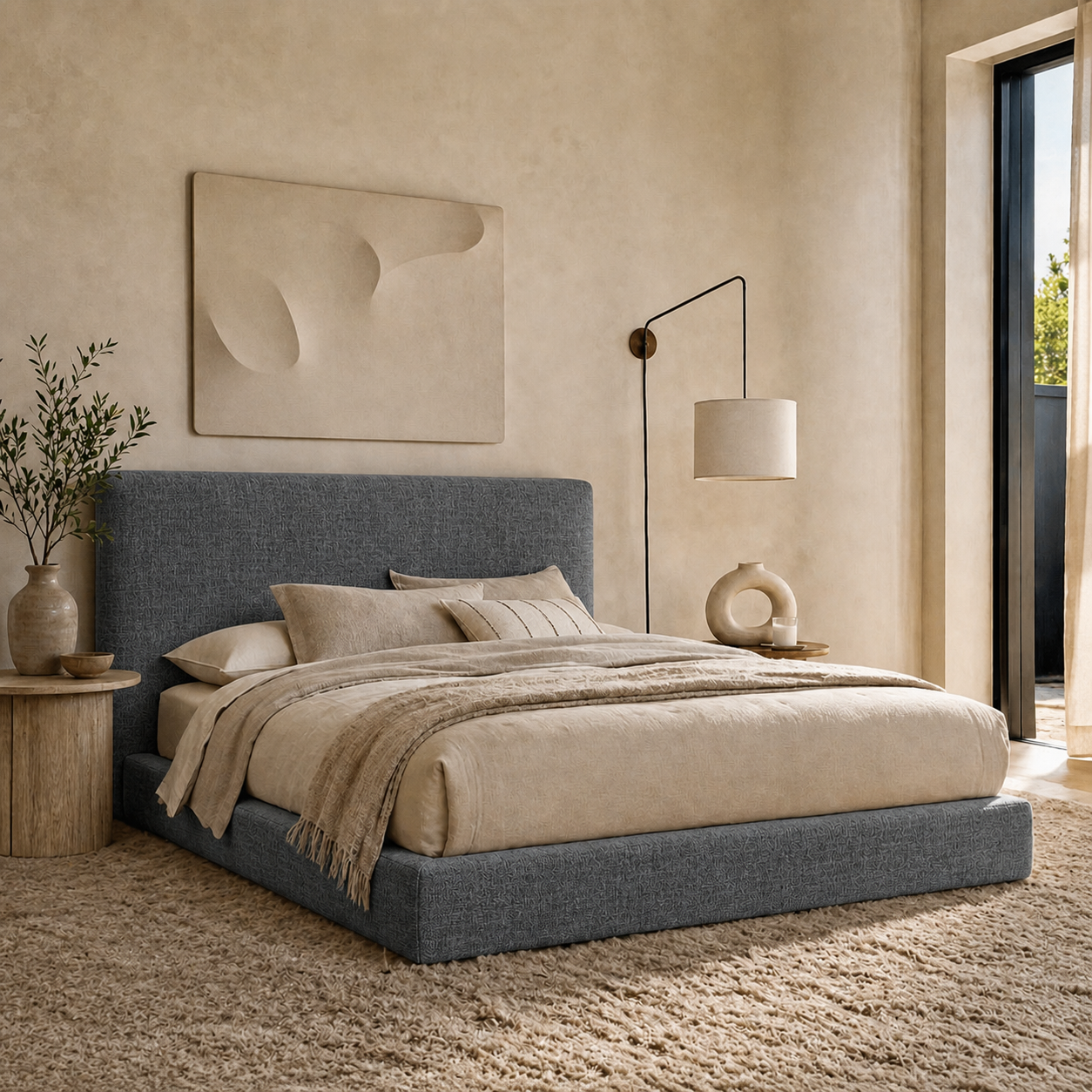Fabric media | Swoon | Charcoal