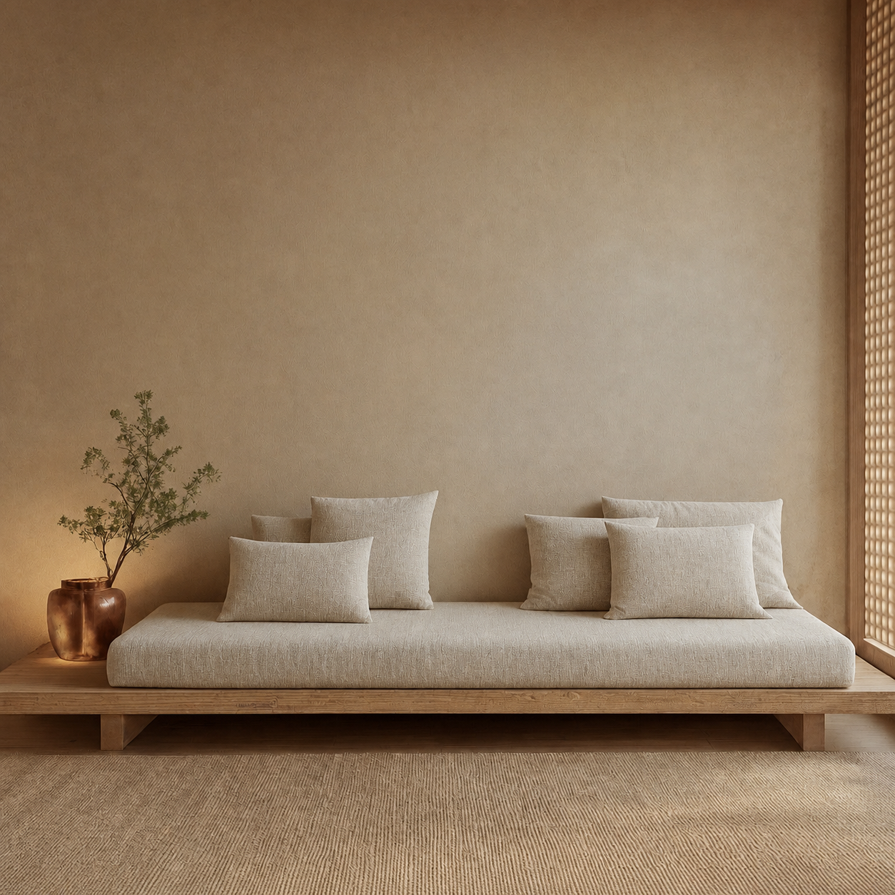 Fabric media | Zen Lounger | Linen