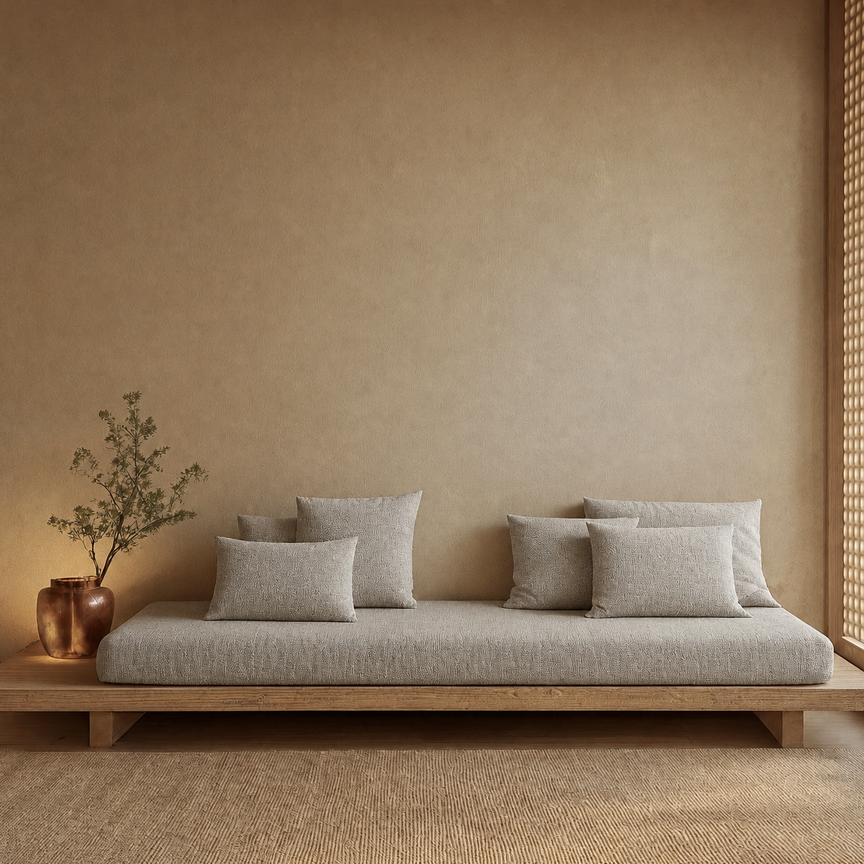 Fabric media | Zen Lounger | Oyster