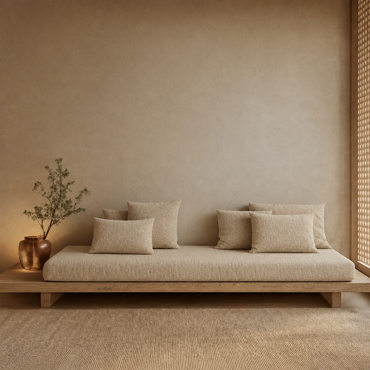 Fabric media | Zen Lounger | Seagrass