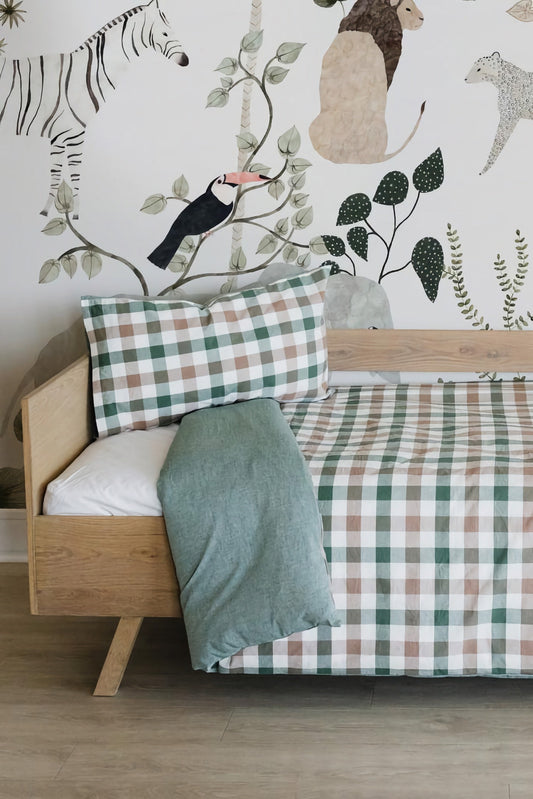 Earthy Check Duvet Cover Set